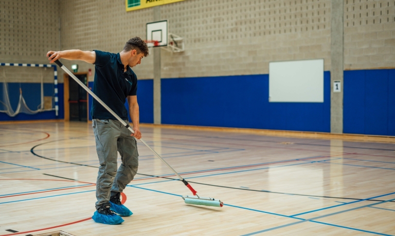 Coaten sportvloer