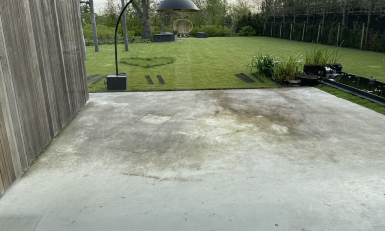 Terras polybeton oud