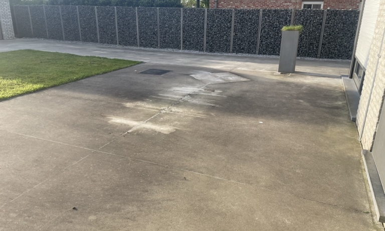 Terras polybeton oud