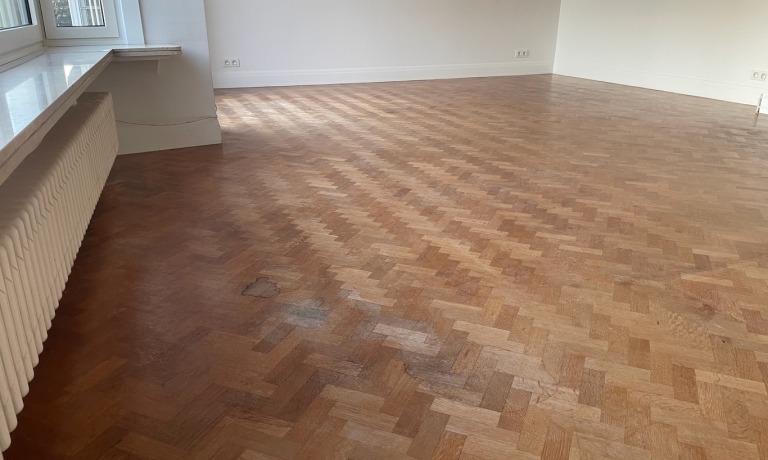 Parket voor renovatie