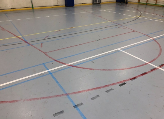 Plancher sportif à rénover