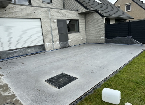 Le polybéton après la rénovation