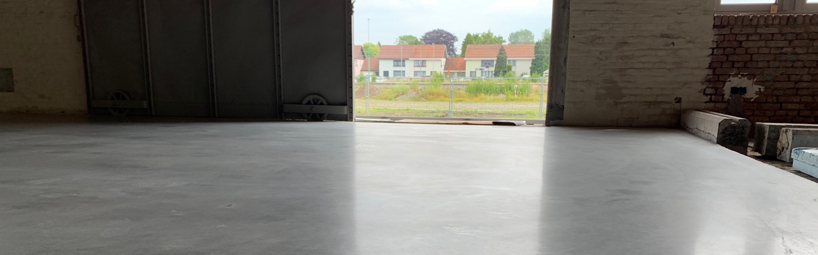 Béton après finition
